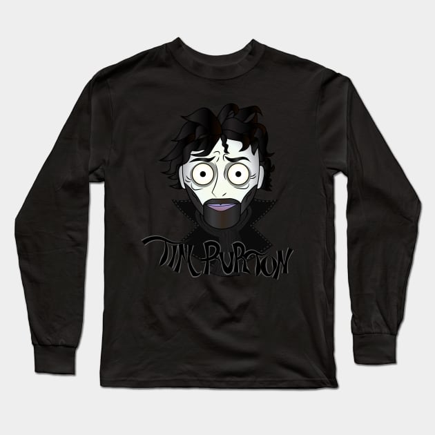 Tim Burton Long Sleeve T-Shirt by JackJoe